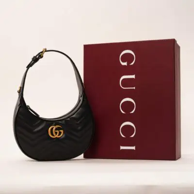 Gucci Half Moon Marmont - RRP £1,070 - Image 2