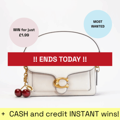 WIN Coach Tabby 26 Chalk & Cherry Charm - ENDS TODAY