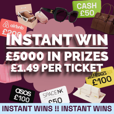 £5000 Instant WIN! 100+ prizes!