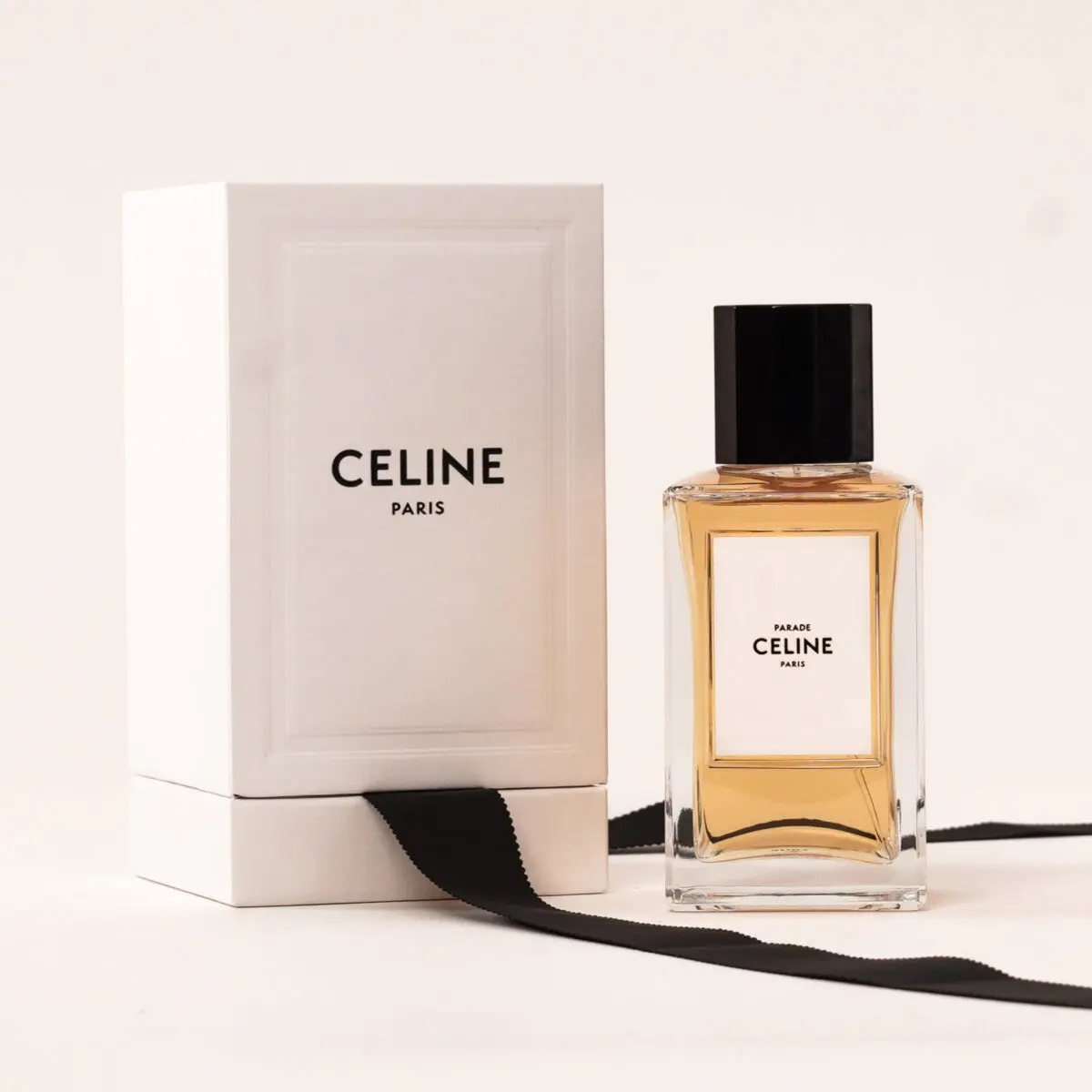 celine perfume next to a celine box