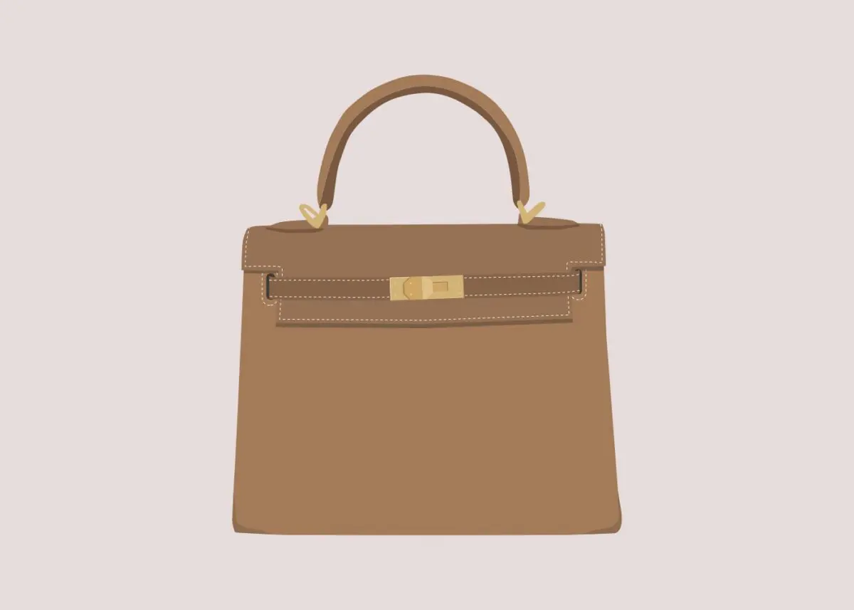 illustration of a Kelly bag