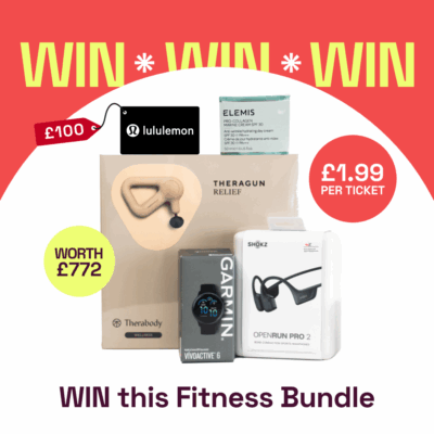 Win a fitness and wellbeing bundle - Garmin, Shok, Elemis, Lulelemon and theragun