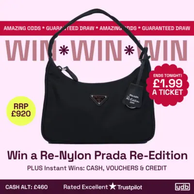 Prada Re Nylon bag, ending tonight