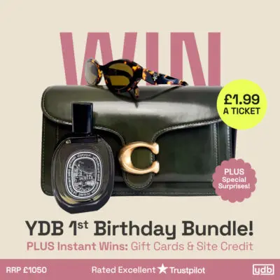 It's Your Dream Bag's Birthday! 1 year since our first ive drw so we're giving you the chance to win this YDB Birthday Bundle worth £1050, for just £1.99!
