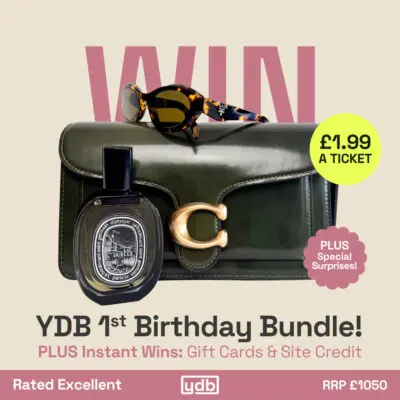 It's Your Dream Bag's Birthday! 1 year since our first ive drw so we're giving you the chance to win this YDB Birthday Bundle worth £1050, for just £1.99!