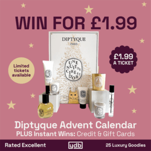 Win a Diptyque Advent Calendar for just £1.99!