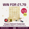 Ends today! Win a Vogue advent calendar for just £1.79 with Your Dream Bag!