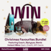 Win this Christmas Bundle featuring a Coach Empire carryall in Merlot, Diptyque Orpheon Perfume and an Elemis pro collagen complete skincare routine. It's just £1.99 for a prize worth £1028.
