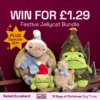 Win a Christmas Jellycat Bundle for just £1.29. We'll add a special gift too!