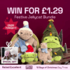 Our Jellycat Competition ends tonight! Win 4 Jellycats (plus an extra gift if you're signed up to our email!) for just £1.29!