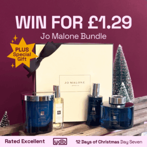 Win the Jo Malone Bundle for just £1.29 on Day 7 of our YDB Advent competitions!